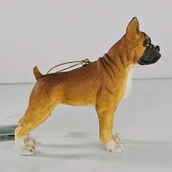 St Nicholas Square Boxer Dog Christmas Ornament New With Tag - Picture 3 of 7